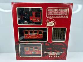 20500 Lgb Vintage 1985 L-g-b Holiday Train Set Deutsche Eisenbahn Red Htf