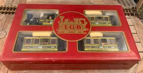 20533 Lgb Limited-edition Green Schweiger 150 Jahre Set - With Car Ceiling Lights