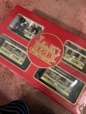20530 Lgb 20571 The Big Train 150 Jahre Deutsche Eisenbahnen 1985 Set G Scale C7/ex