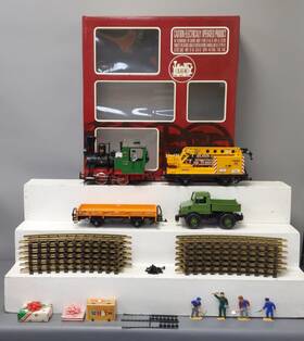 21401 Lgb Good G Gauge Steam Train Set Ex/box