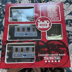 22301-us Lgb Lake George And Boulder G Gauge Starter Set 22301 Us 1 22.5 Steam Locomotive