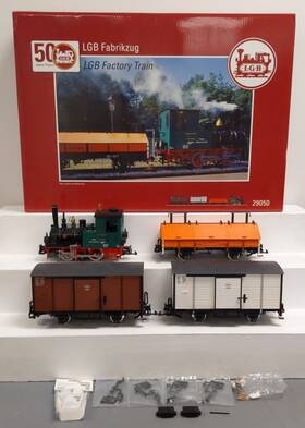 29050 Lgb Factory G Gauge Digital Steam Train Set Ln/box