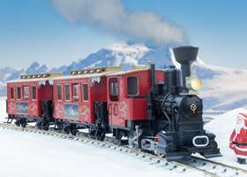 72308 Lgb - Christmas Train Starter Set Standard Dc G