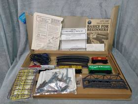 Life Like 077071087568 Trains Branch Line Santa Fe Ho Scale Train Set Without Riginal Outer Box