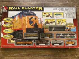 Life-like 077071089654 Train Set Rail Blaster Ho Scale Over 150 Pieces Extra Track Vintage