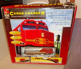 433-8849 Life-like Cargo Charger Ho Train Set Track Circle Complete And Working