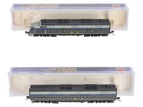7348 Life Like N Baltimore And Ohio E6a E6b Diesel Train Set #57 Ex/box