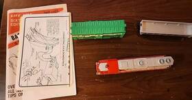 8750 Life-like Mainline Express Set Ho Santa Fe Loco And 2 Cars Instructions #8750
