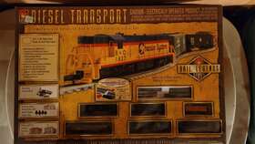 Lif7567 Life-like Rare N Scale Burlington Diesel Transport Train Set Rail Legends Series