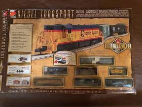 Lif7569 Life-like Rare N Scale Chessie Diesel Transport Train Set Rail Legends Series