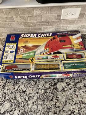 Rm587737 Life-like Vintage Super Power Charger Large Ho Scale Electric Train Set Tested