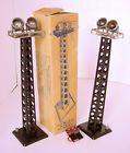 Light . Marx Pair Tower Box 1 Unused 1930s 416- Flood Mint