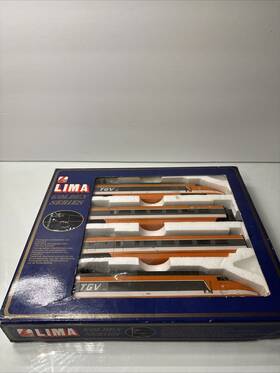 149711gp Lima Ho-scale Golden Series Four Piece Tgv Electric Passenger Set
