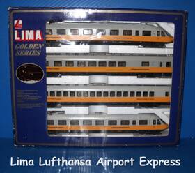 149749 Lima Vintage Golden Series Ho Lufthansa Airport Express Set Gp - See Pics