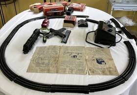 3-rail Lionel 0082w Prewar Oo Scale Set #0082w #0070 With Original Boxes And Manual