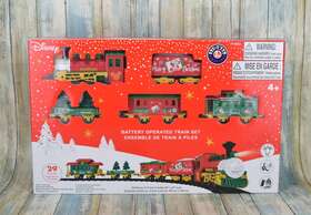 Lionel 023922029065 Disney Mickey Mouse Christmas Train 65 Inch X 41 Battery Operated 29pc Set