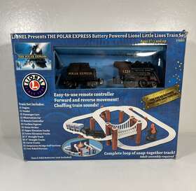 Lionel 023922113719 Train Little Lines The Polar Express Set Christmas 100% Complete With Box