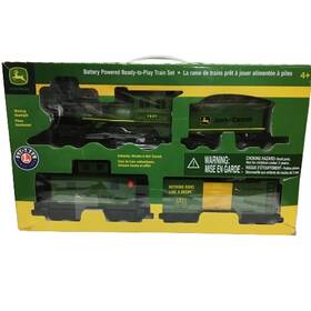 Lionel 023922116796 Trains John Deere Battery Powered Ready-to-play Train Set Lights And Sound
