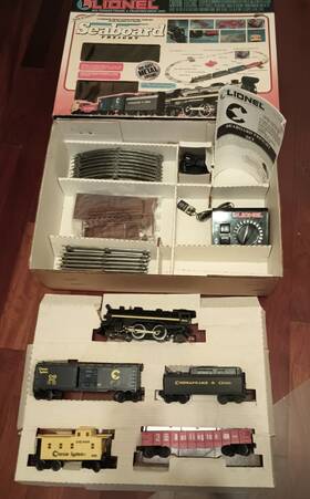 6-11746 Lionel 023922117465 Vintage 1994 Seaboard Freight O27 Gauge Steam Train Set America