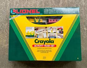 6-11813 Lionel 023922118134 Crayola Activity Train Set Vintage 1994 Made In U.s.a