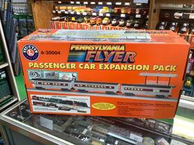 6-30004 Lionel 023922300041 Pennsylvania Flyer Passenger Car Expansion Pack Train Set