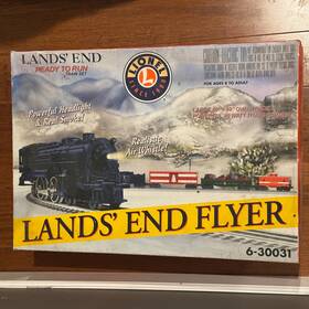 6-30031 Lionel 023922300317 Landsft End Flyer Wisconsin Train Set O Excellent Condition