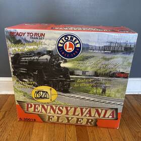 6-30018 Lionel 023922301741 Penn Pennsylvania Flyer Freight Train Complete Set With Manual