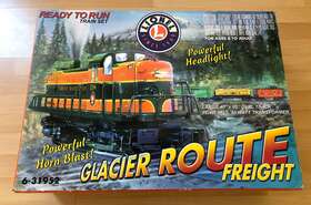 6-31952 Lionel 023922319524 Glacier Route Freight O Gauge Train Set Forward And Reverse Horn