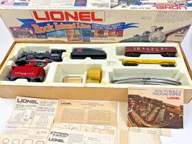 082361 Lionel Vintage 027 Gauge Rock Island Line Train Set # - Read Description