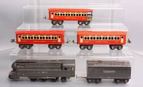1689w Lionel 1074w Vintage O Gauge Prewar Steam Pass Set 1668e 1690 1691
