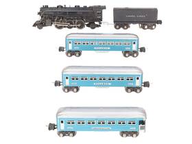 Lionel 1090w O Prewar Cataloged Steam Locomotive Passenger Set
