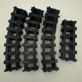 14021-1 Lionel G Gauge Polar Express Track Lot Of 16 Pieces - 12 Curved 4 Straight