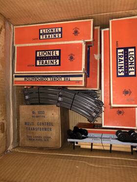 1459ws Lionel Inch 1949 5-car Freight Set Turbine Box And Boxes Time Warp