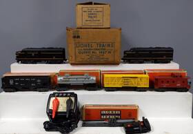 6357-25 Lionel 1467w Vintage O 2032 Erie Diesel Freight Set With 6456 6656 6465