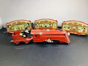 1508l Lionel Original 1935 Mickey Mouse Disney Circus Train Set With Tracks Stoker