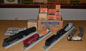 1509ws Lionel Inch 1953 5-car Freight Set 2046 Locomotive Beautiful Box And Boxes