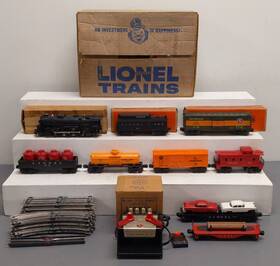 1589ws Lionel Vintage O 2037 Freight Set/box