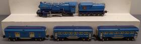 2615 Lionel 194w Vintage O Prewar Blue Comet Set 263e 2613 2614 Repainted