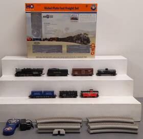 1951010 Lionel Nickel Plate Road Fast Freight Lionchief Ho Gauge Steam Train Set