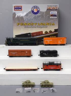 2022100 Lionel Pennsylvania Train Master O Gauge Diesel Freight Set Ex/box