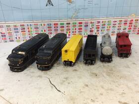 2032-p Lionel Set No. 1467w Postwar - 2032 Erie Diesel Engine Freight Cars O Gauge