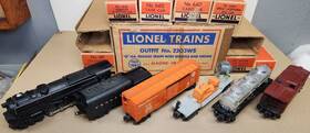 2203ws Lionel Postwar Freight Set 681 Turbine All Items And Boxes Ex/ob Ae1