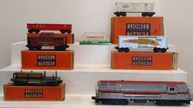 6464-100 Lionel 2223w Vintage O 2321 Freight Set With 3482 3461 6462 6417 Ex/box