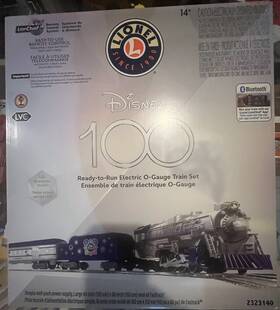 2323140 Lionel Disney 100th Lionchief Train Set. Store Exclusive Sold Out