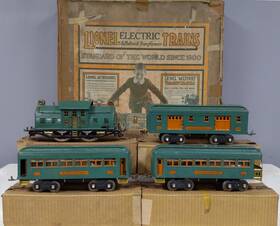 352t Lionel Vintage Standard Gauge Passenger Set 10 332 339 342 -repainted