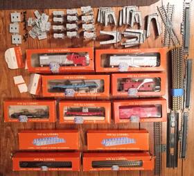 5747 Lionel Ho 1960 Santa Fe Military Train Set Lot W Boxes Untested