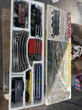 6-1081 Lionel Vintage 1972 Wabash Cannonball Train Set #6-1081 Tested And Working