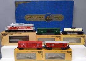 6-1160 Lionel O Gauge Great Lakes Limited Diesel Locomotive And Freight Set Ex/box