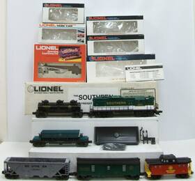 6-11704 Lionel O Gauge Southern Freight Runner Diesel Train Set Ln/box