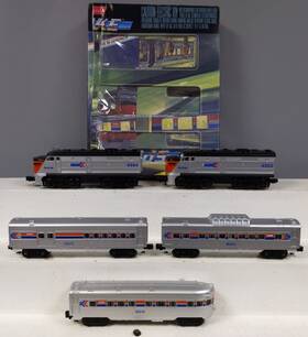 Lionel 6-11707 Amtrak Silver Spike O Gauge Diesel Train Set Ex